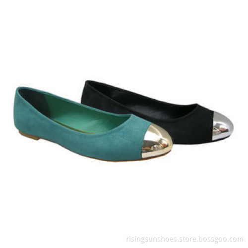 Women's Trendy Flat Casual Shoes, Pointed Toe Style with Leopard Piece on Upper